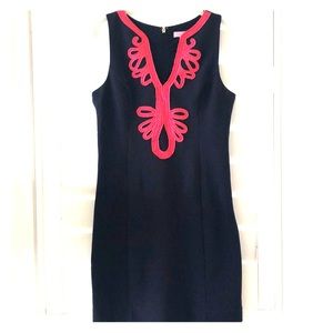 Lily Pulitzer Janice Soutache Trim Shift Dress